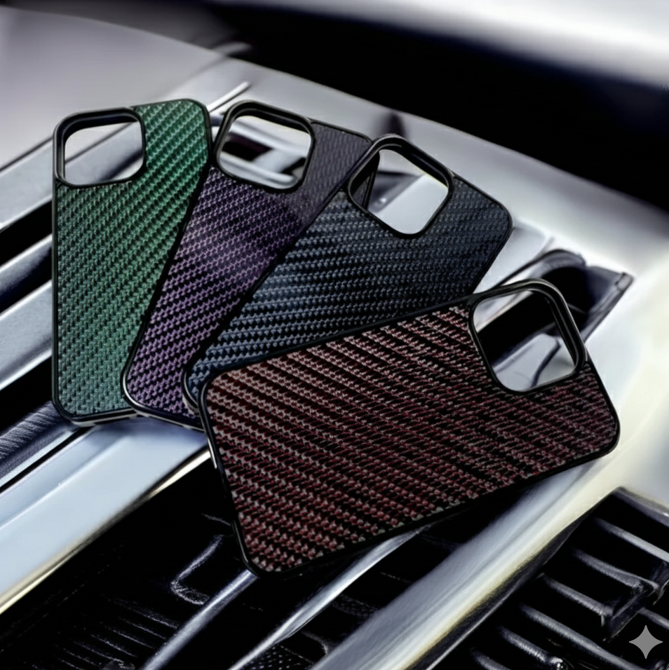 Red | Woven Carbon Case for iPhone