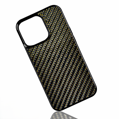 Gold | Woven Carbon Case for iPhone