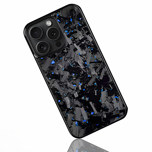 Blue | Large Forged Carbon Case for iPhone