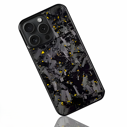 Gold | Large Forged Carbon Case for iPhone