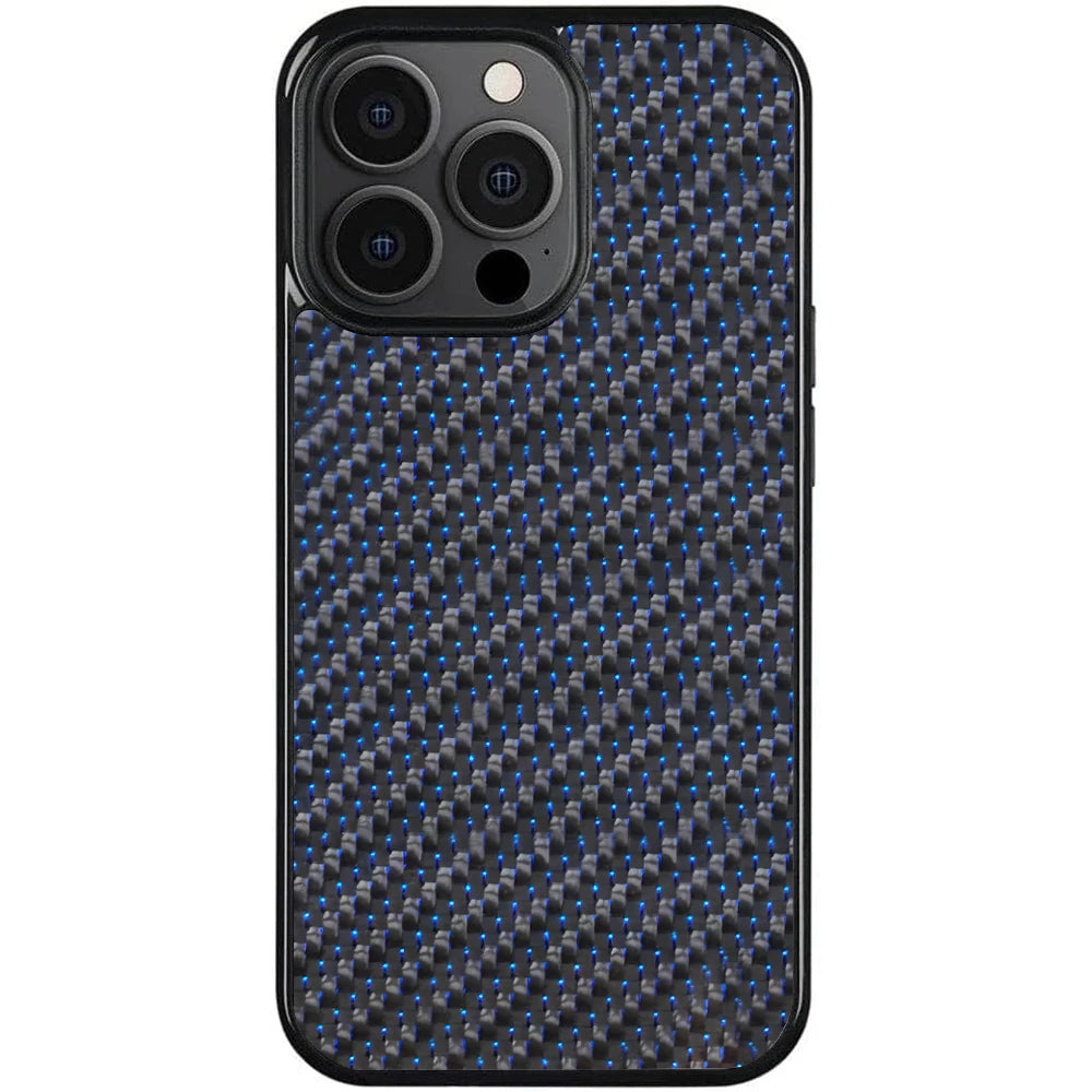 Blue | Woven Carbon Case for iPhone