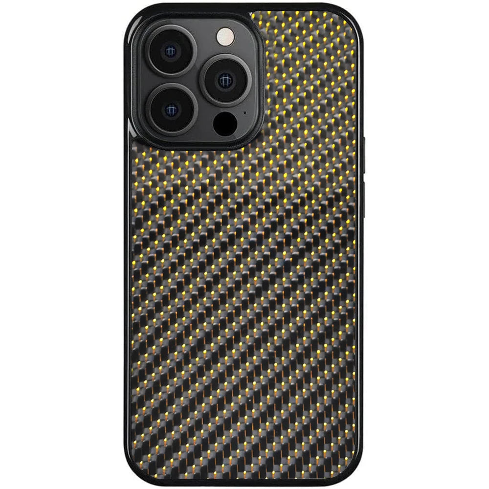 Gold | Woven Carbon Case for iPhone
