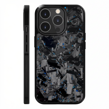 Blue | Large Forged Carbon Case for iPhone
