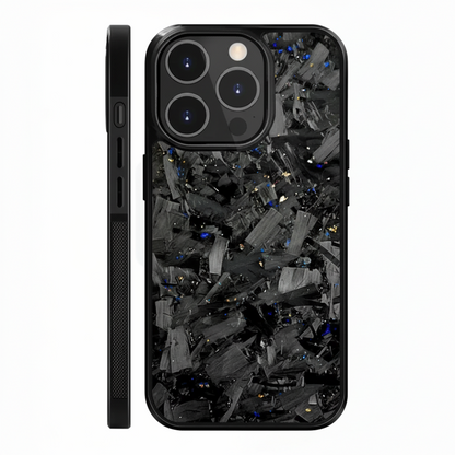 Bluesy | Large Forged Carbon Case for iPhone